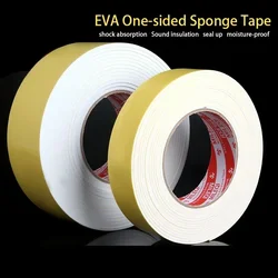 EVA Single Side White Sealing Strip 1mm 2mm 3mm Thickness Self-adhesive Window Door Heat Insulation Anti Collision Foam Tape