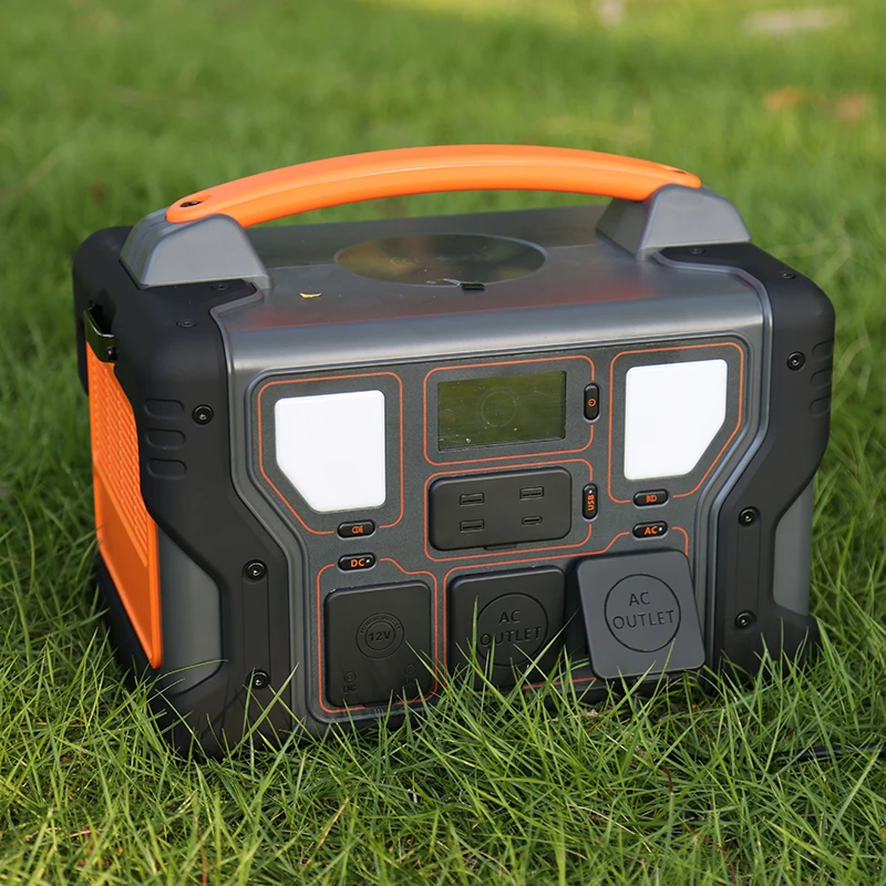 pack Energy storage generator Solar lithium battery 500w rv portable power station with AC output for notebook mobile phones