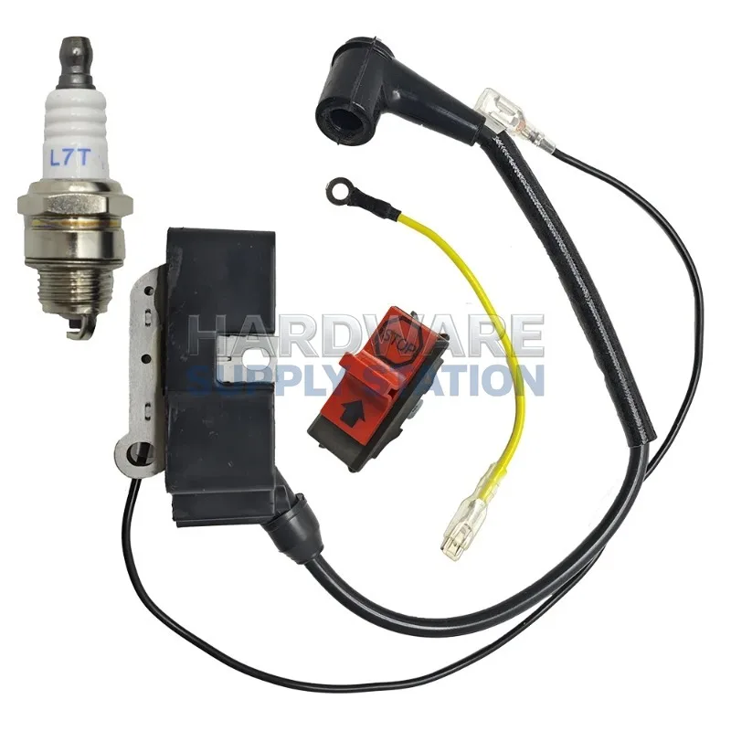 Комплект вилок магнитного стоп-выключателя катушки зажигания электрической цепной пилы, подходит для цепной пилы CS2255 2186 2188 2063 2065 2071 2165 2171