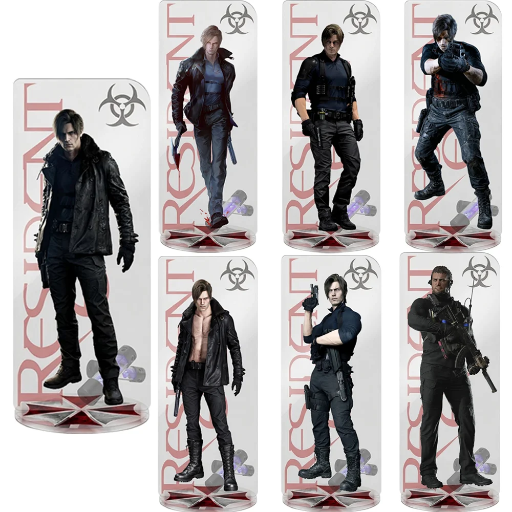 New Resident Evil Requiem Leon Scott Kennedy Grace Ashcroft 15CM Acrylic Stand keychain Figure Desk Decor Collect gifts