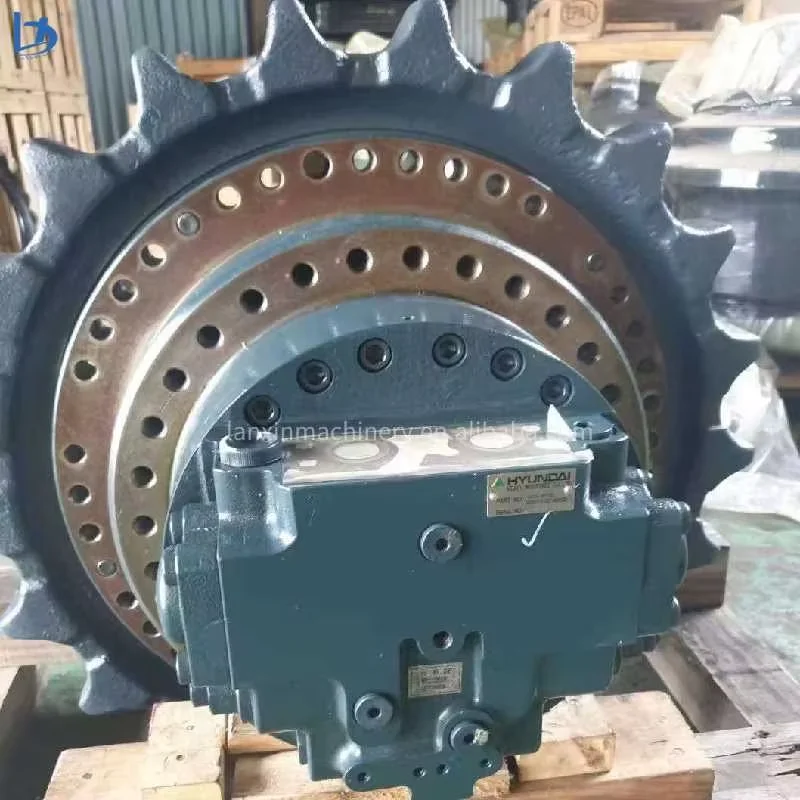 Hydraulic Travel Motor R265 Travel Assembly Spare Parts for  R265 Excavator Final Drive Assy