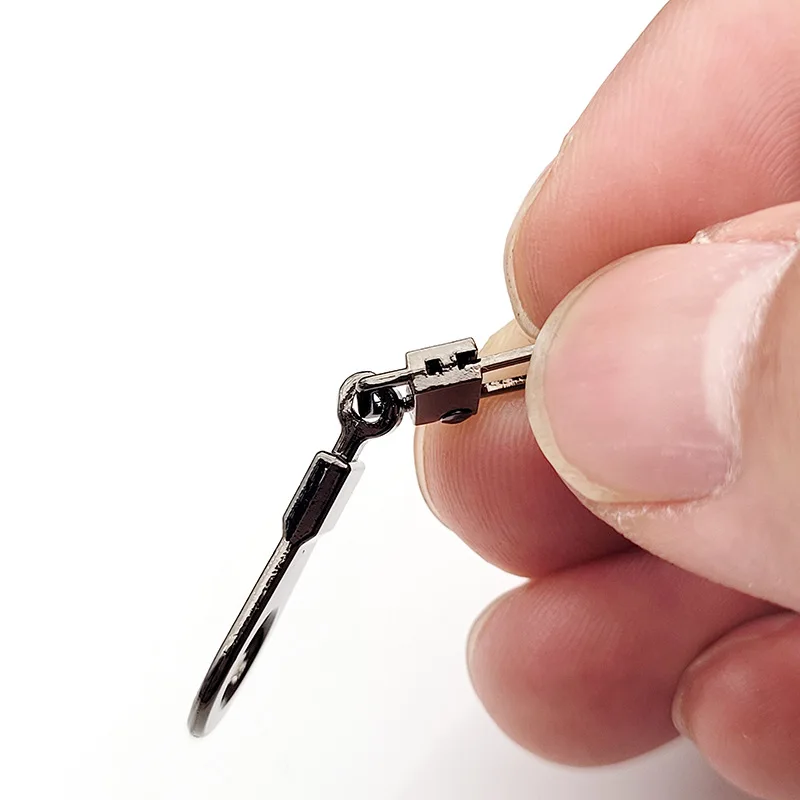 4/5/8/10/12/20/32 stücke Abnehmbare Metall Zipper Puller Kopf Reparatur Kits Kleine Für Gepäck Geldbörse Kleidung DIY Nähen Handwerk Verfügbar – Detail 4
