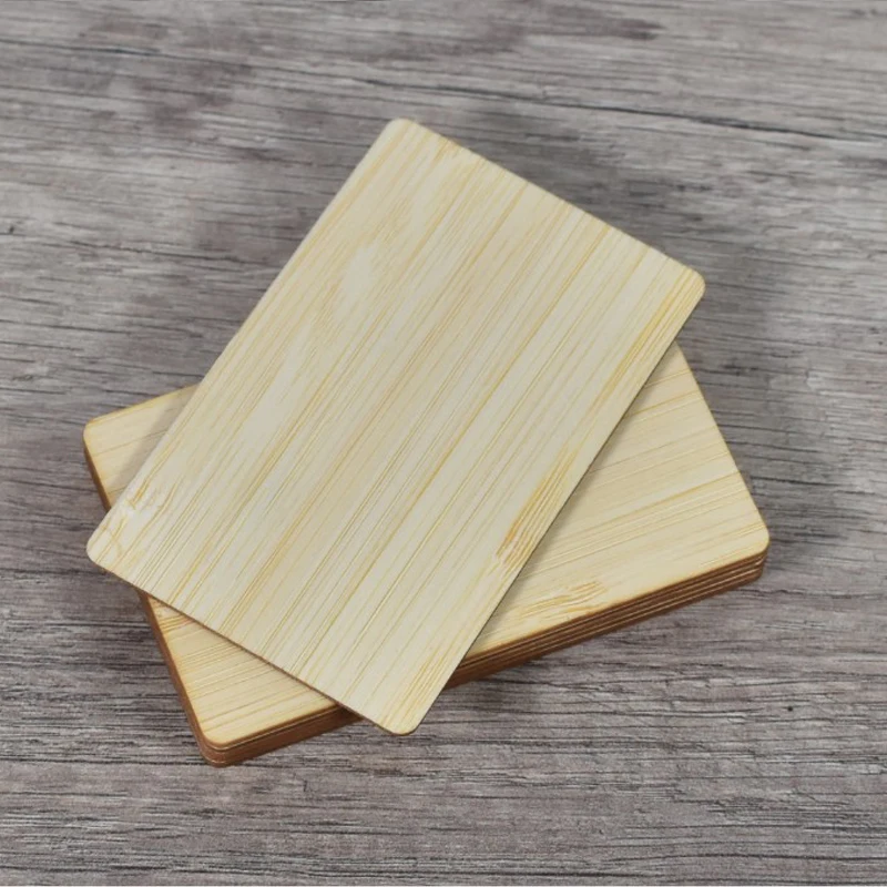 

Eco Friendly Wooden Business NFC Wood Card Bamboo Smart RFID Key Card