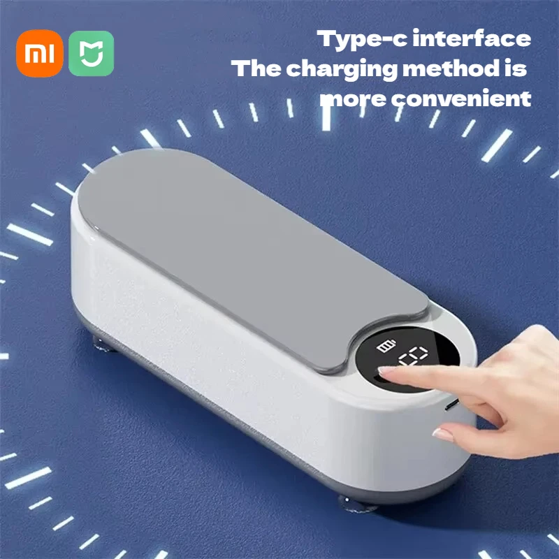 XIAOMI MIJIA 450ml Clean Ultrasonic Cleaner Portable Household Cleaning Machine Jewelry Cleaner Machine Ring Glasse Makeup Brush