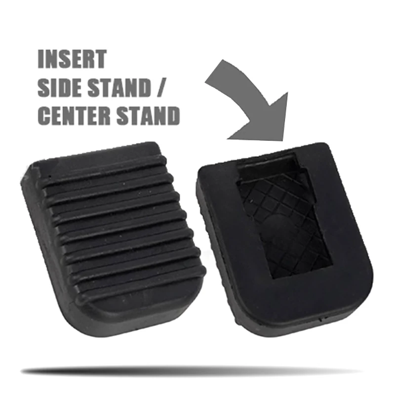 Motorcycle Footrest Soft Rubber Pad Scooter Footrest Base Plate Anti-slip Durable Base Motorcycle Base Bracket Extension Foot