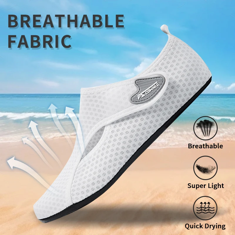 Tauchen Schuhe Frauen Aqua Schuhe Männer Strand Schwimmen Wasser Sport Socken Barfuß Sneaker Fitness Tanz Schwimmen Surfen Schnorcheln Schuh – Detail 6