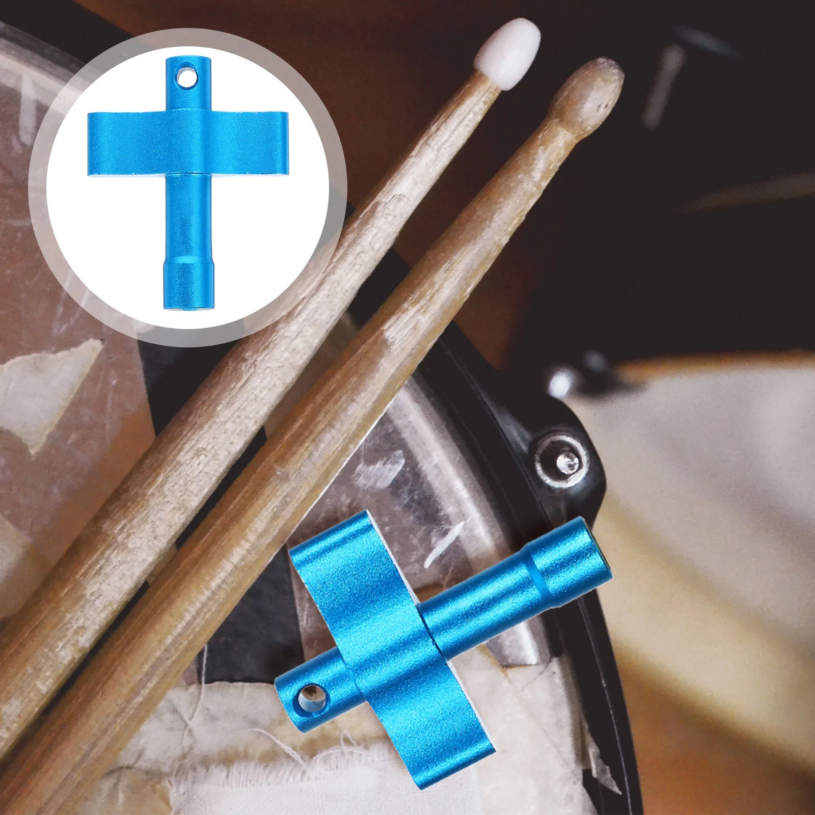 

Blue Drum Wrench Drums Accessories Tuning Instrument Tools Key Slim Keys and Winter