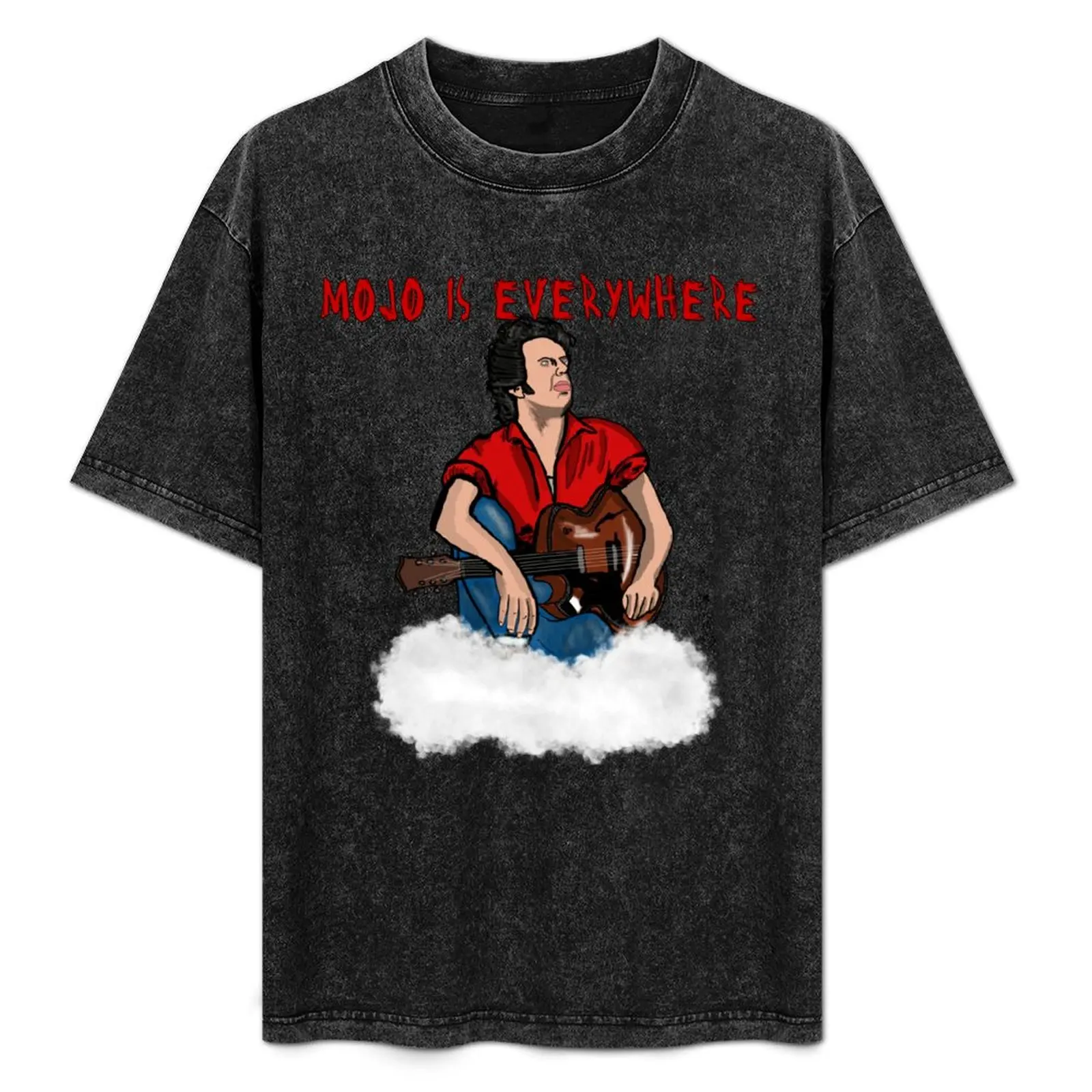 Mojo Nixon: Camiseta Mojo Is Everywhere, camiseta informal de Acción de Gracias