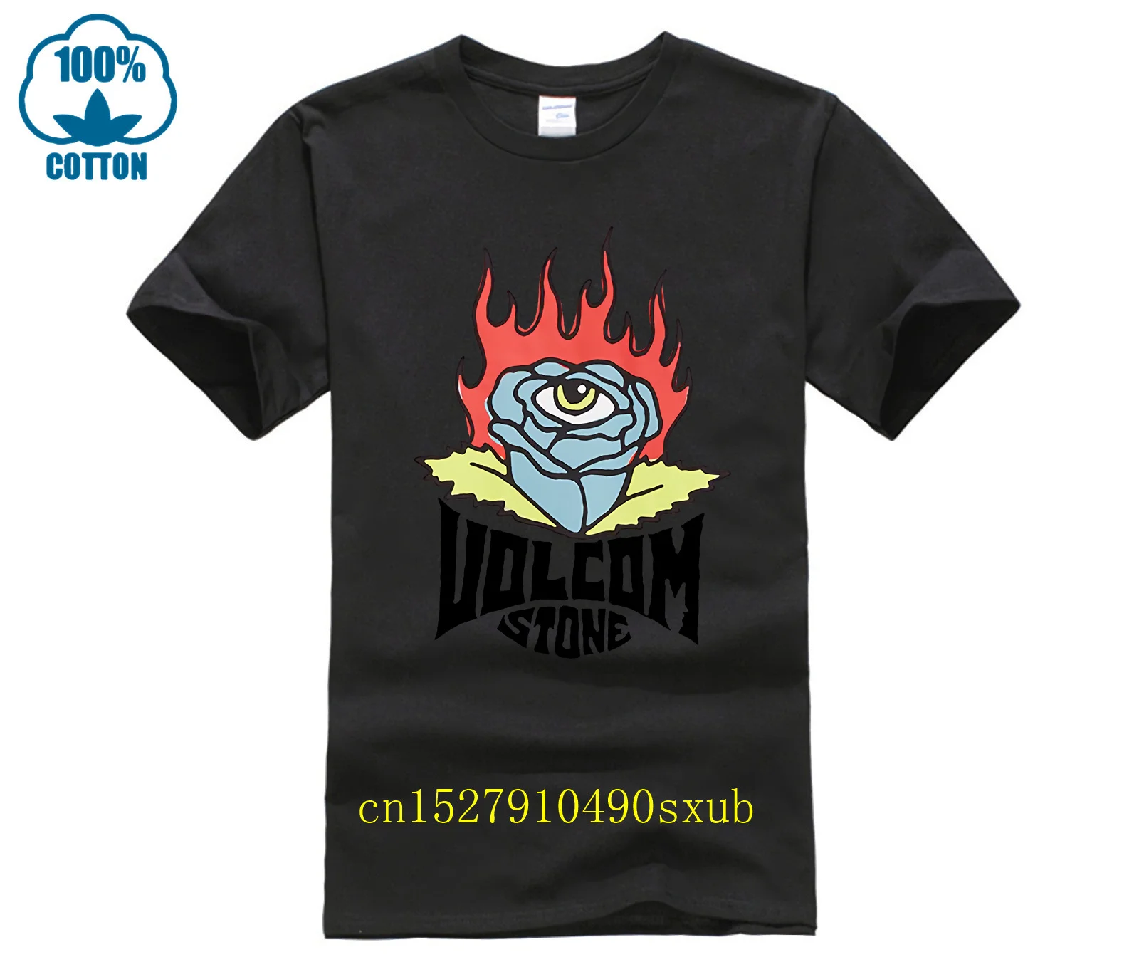 volcom roseye short sleeve crew neck t shirt