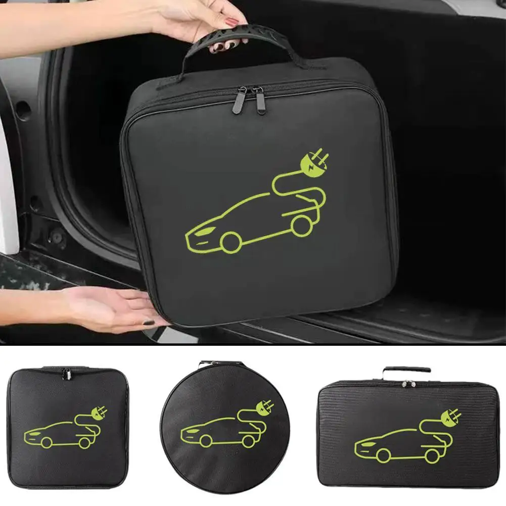 New Energy Vehicle Charging Gun Storage Bag Portable Flame Portable Shock-absorbing Car Retardant Charging Portable Waterproof