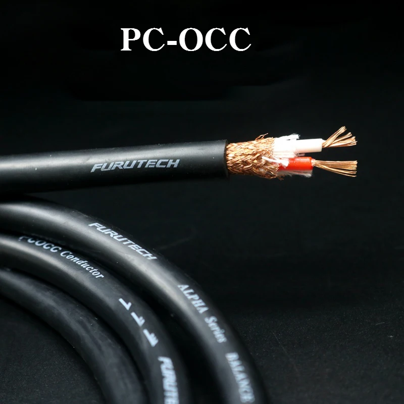 1 lub 1.5 metr oryginalny Furukawa/Furutech μ-P2.1 wysokiej jakości PCOCC 8mm Hi-Fi Interconnect kabel DIY zawód Audio luzem drutu