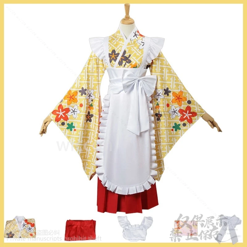 Anime The Rock! Cosplay Ijichi Nijika Costume Japanese Jirai Kei Girls Cute Kimono Dress Kawaii Lolita Pink Wigs Customized