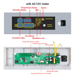 HTMC-5 DIY Mini Incubator Controller DC1 2V Big Incubator Humidity And Temperature Controller