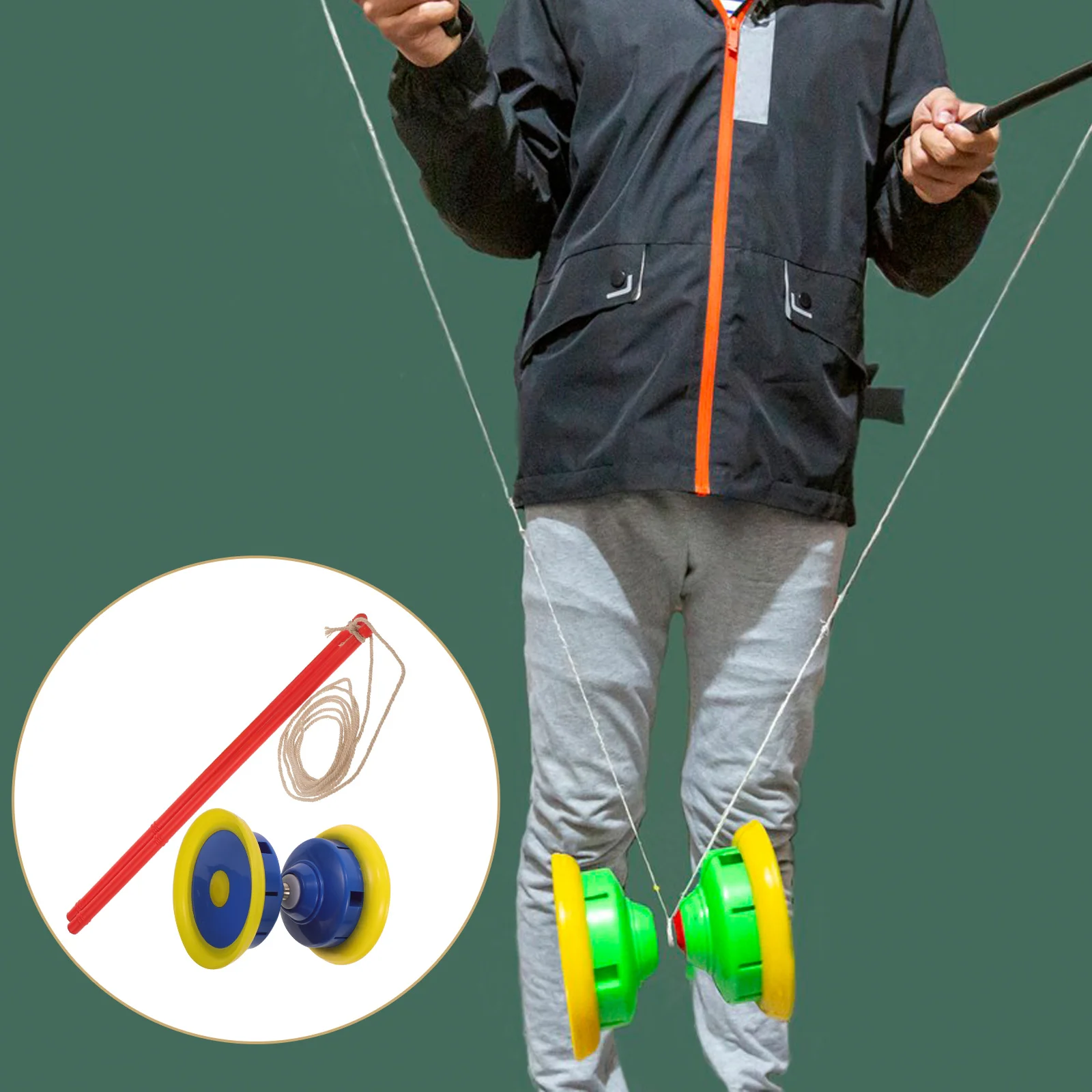 

Professional Chinese Diabolo Triple Bearing Juggling Yoyo with Stable Fast Spin for Kids Adults Fitness Kids Juggling Diabolo