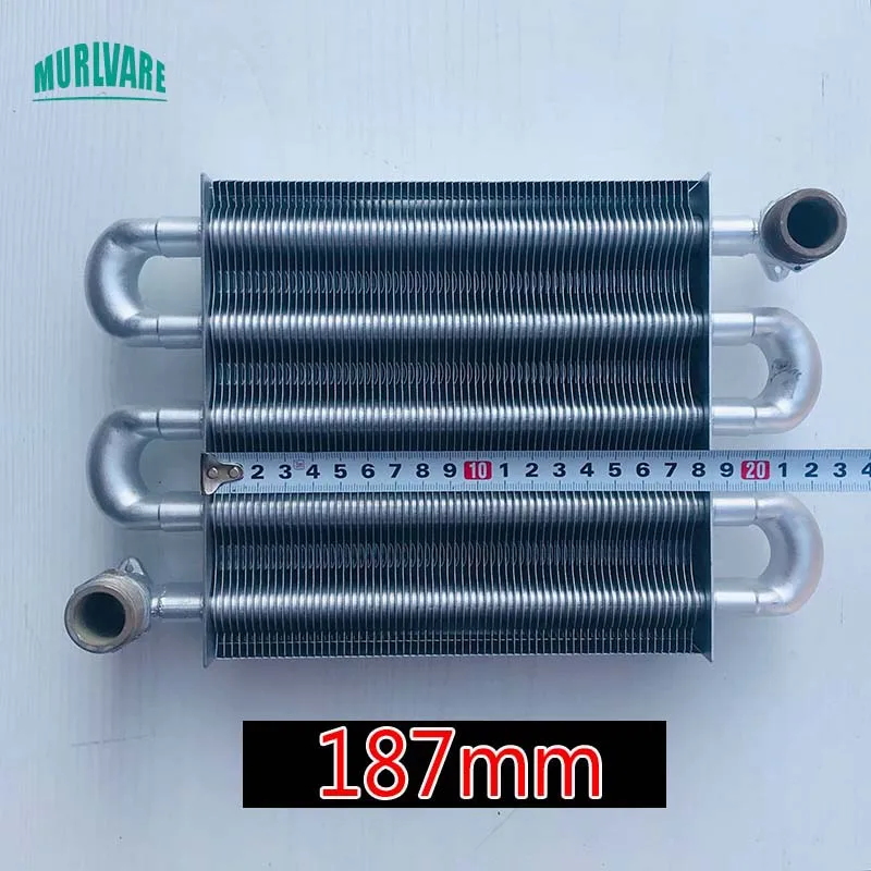 Universal Spare Parts 187mm Length Heat Exchanger For BAXI Ferroli Bosch Vaillant Vanward Gas Boiler Replacement