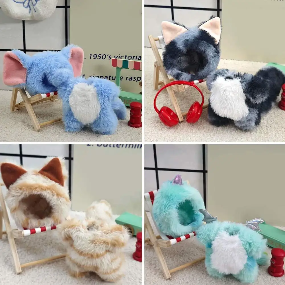 

17cm Cute Vinyl Doll Clothes, Plush Dressing Outfits For Baby Dolls, Soft Fluffy Costume For 17cm Plush Toys, DIY Doll Acce X8J7
