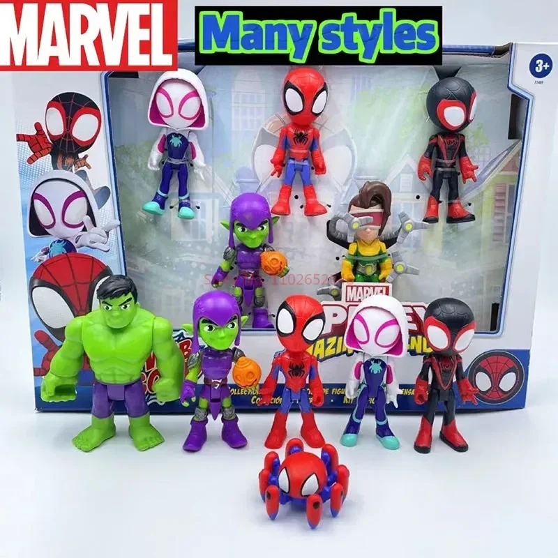 Molti stili Leggende Marvel Spiderman Spider Man Spidey e i suoi fantastici amici Action Figure Doll Figure Figurine per regalo per bambini T