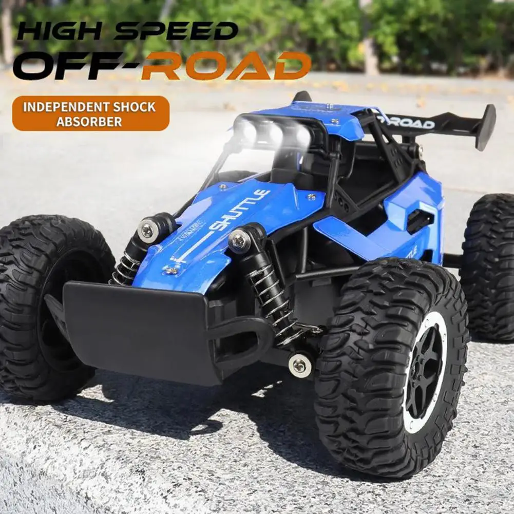 Kids Remote Control Car High-speed Electric Remote Control Off-road Car with Led Light for Kids 4 Wheels Drive Rc Truck