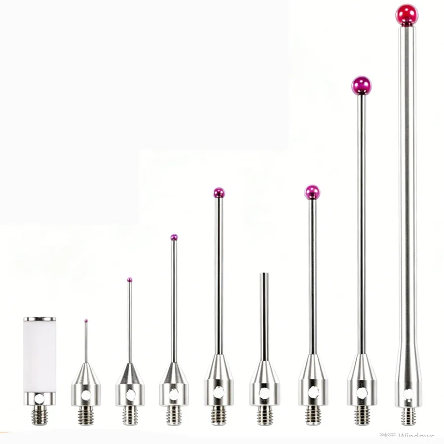 Three coordinate measuring needle, three-dimensional probe, ruby measuring head, CNC machine tool measuring needle thread M4