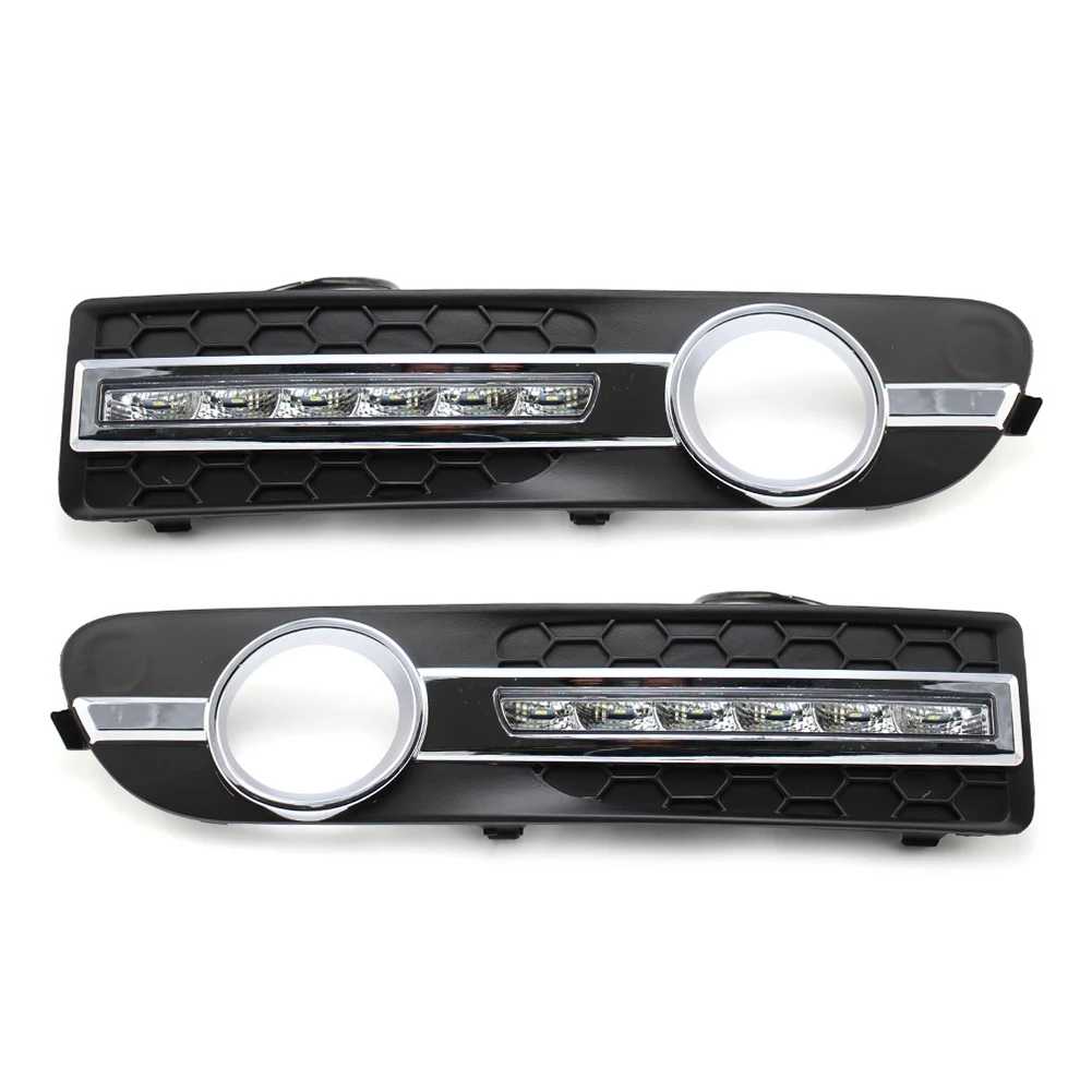 Car Turn Signal Indicator Lights LED Daytime Running Light DRL For Volvo S80 S80L 2007 2008 2009 2010 2011 2012 2013 2Pcs/Pair