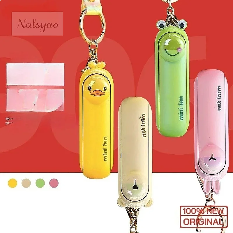 Wholesale Cute Mini Portable Hand Fan USB Rechargeable Battery Operated Foldable Desk Bedside Office Cooling