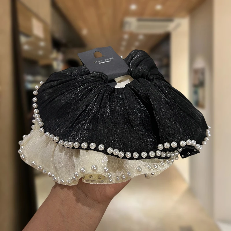 ربطة شعر كورية جديدة مع حرير لامع، عصابة رأس للأمعاء الغليظة، إكسسوار شعر عالي على شكل ذيل حصان #6