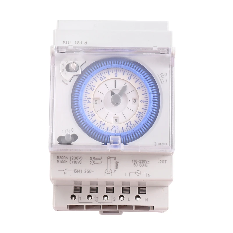 Mechanical Timer Switch Plastic SUL181D 96 Times On/Off Per Day Time Set Mechanical Timer Switch