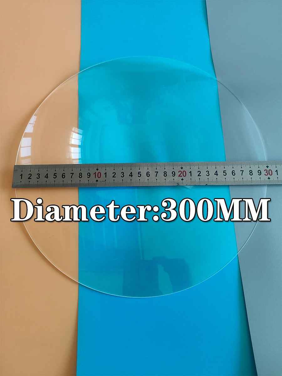 D300MM Large Optical PMMA Plastic Big Solar Fresnel Lens Focal Length 120/260/400/600MM Solar Concentrator Magnifying Glass