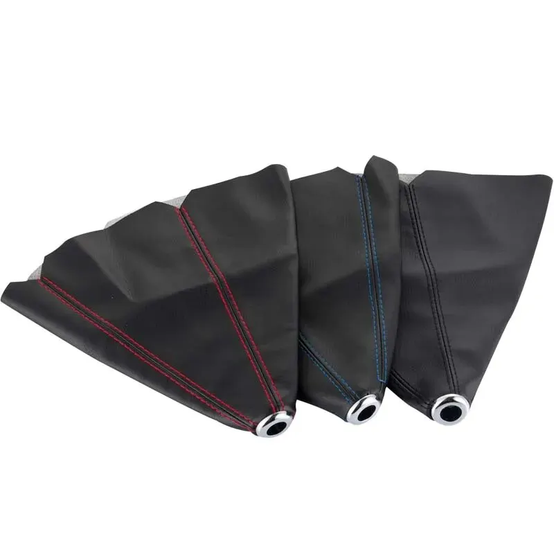 Plusieurs styles – Manchons de levier de vitesse universels en cuir PU 16 mm pour voiture, accessoires de protection pour levier de vitesse manuel