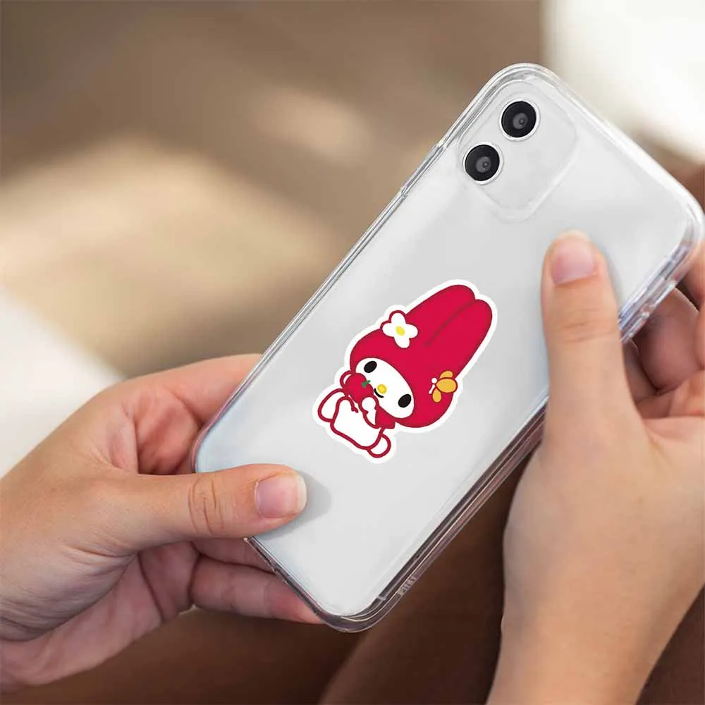 10/30/50/100pcs Cute Pink My Melody Cartoon Stickers Sanrio Anime Kid decalcomanie fai da te Toy Skateboard Notebook Phone Graffiti Sticker