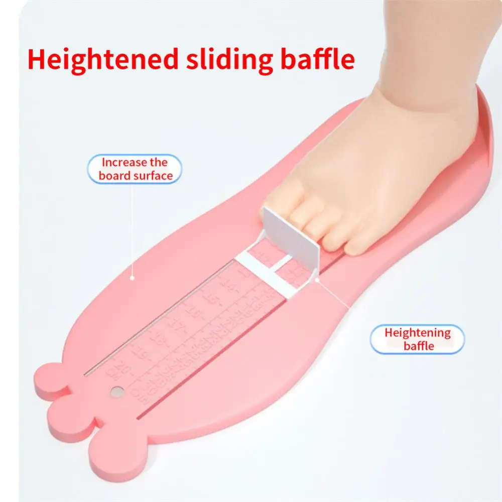 2pcs/sets Kid Infant Foot Measure Gauge with Tape Measure Set Shoes Size Measure Ruler Tool Height Bust Waist Hips Foot Measure