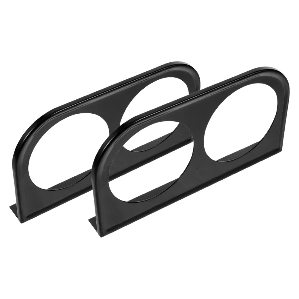 

2pcs Car Gauge Mounting Bracket Universal Iron Instrument Panel Mount For 52Mm Dual Gauges Auto Interior Modification Durable