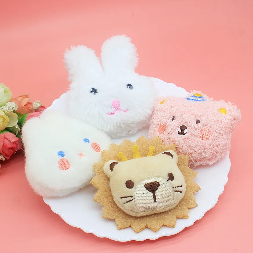 10pcs/lot DIY strawberry dolls Padded Patches Appliques For Clothes Sewing Supplies DIY Hair Decoration