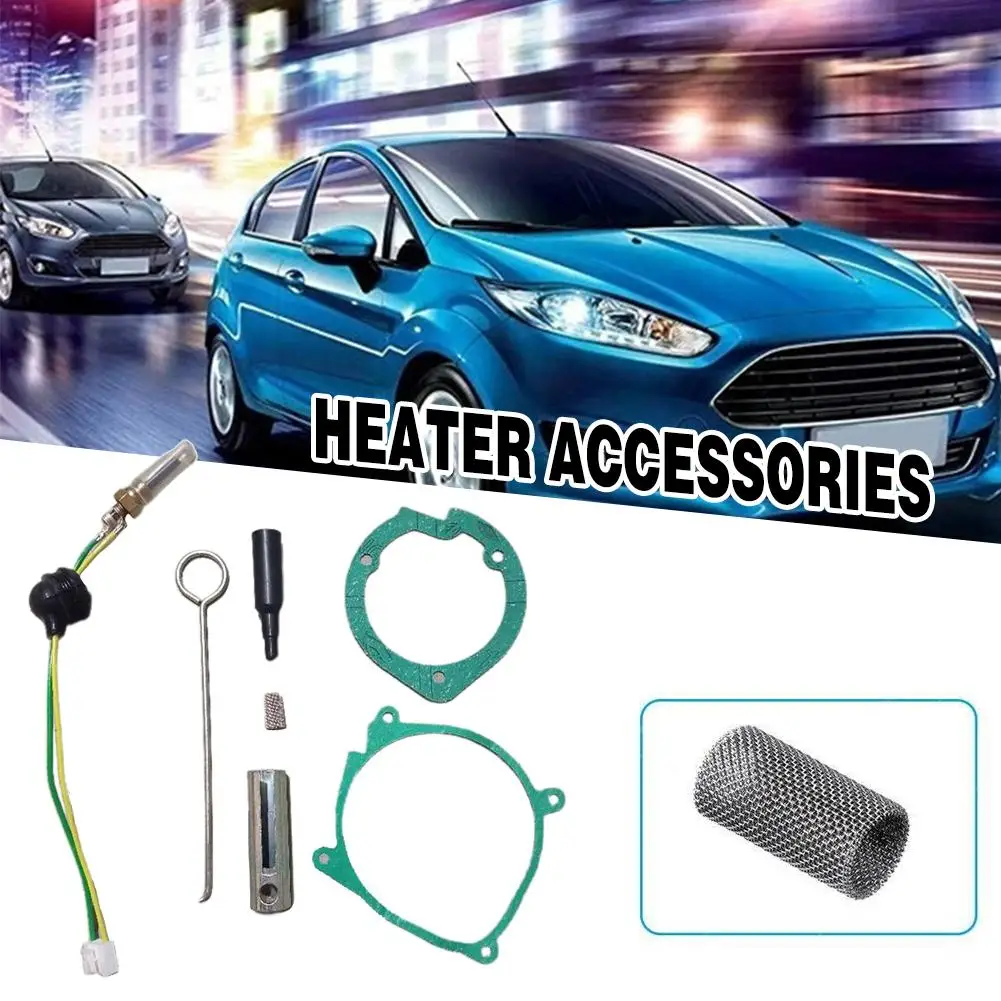 2KW 12V Winter Car Parking Air Heater Accessories Ceramic Red Plug Electric Nitride Hat Point D2 Tools D4S Piston Silicon S M4R3