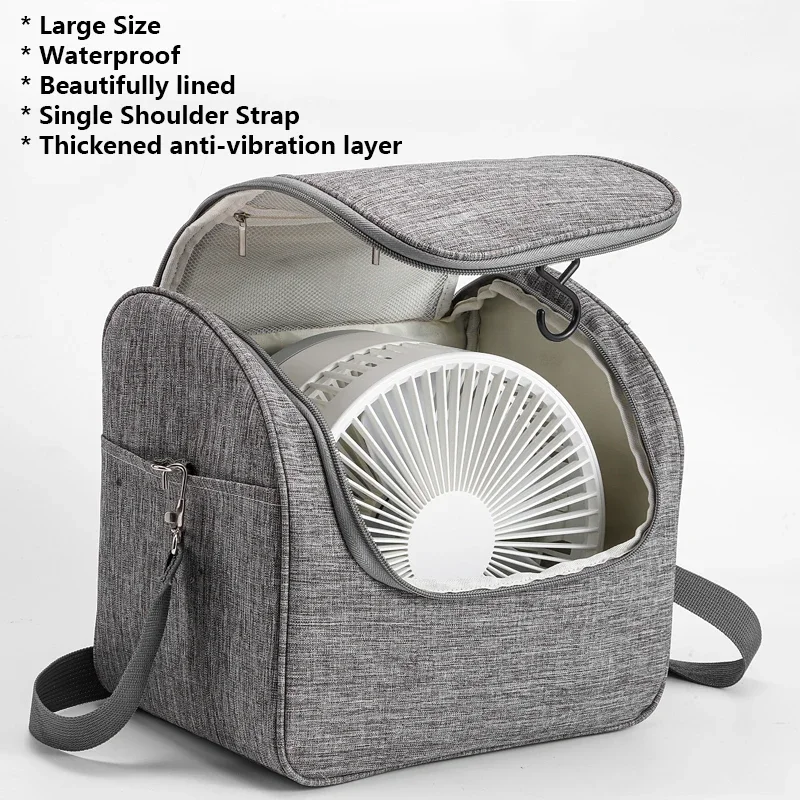 Storage Bag for P10 Folding Fan Shoulder Hand Bag For Foldaway Fan Thickened Waterproof and Shockproof