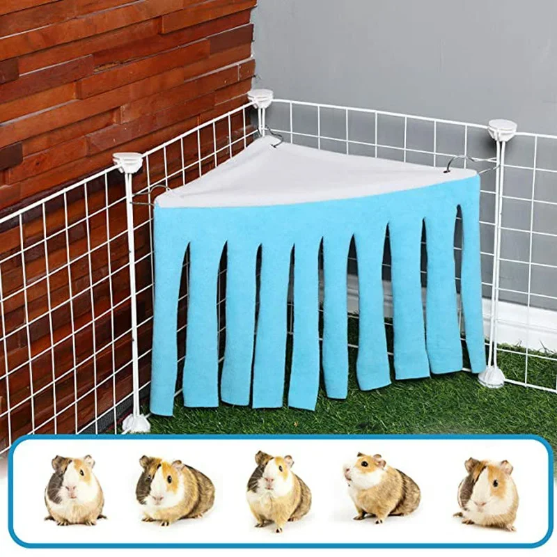 

Tassel Strip Pet Tent Hideout Hideaway Guinea Pig Hamster Hedgehog Hammock Curtain Small Pets Hanging Bed Corner Nest Mat House