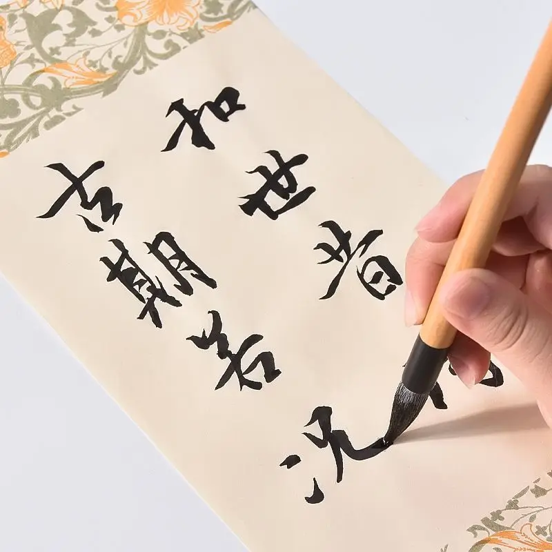 

Кисть для письма из лисьего меха, многоволосяная, для каллиграфии в обычном стиле, ручной работы, для традиционной китайской живописи