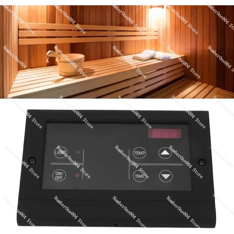 

Wall Mounted Sauna Stove Controller 35-110℃ Steam Bath Sauna Heater Controller Digital Accessories for 3 To 27KW Sauna Stove