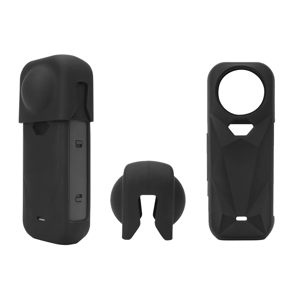 

Silicone Protective Case For Insta360 X5, Lens Cover Dropproof Scratchproof Panoramic Camera Lens Protective Cover Accessories