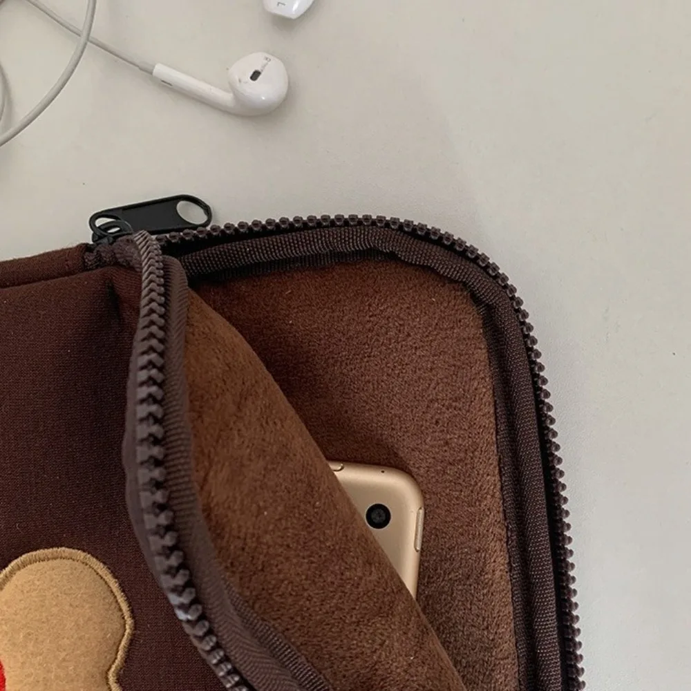 New Cartoon Bear Tablet Sleeve Bag 11/13/15 Inch Soft Case Laptop Storage Bag Shockproof Portable Tablet Sleeve Case
