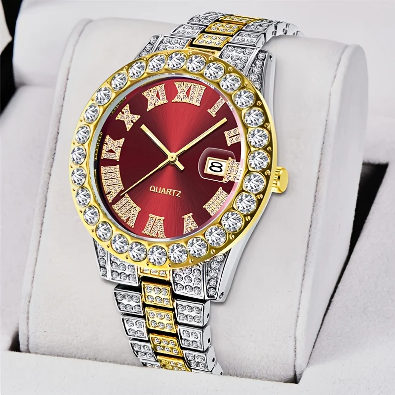 Men's Watch Versatile Fashion Steel Strip Quartz Watch Charm Business Men's Watch