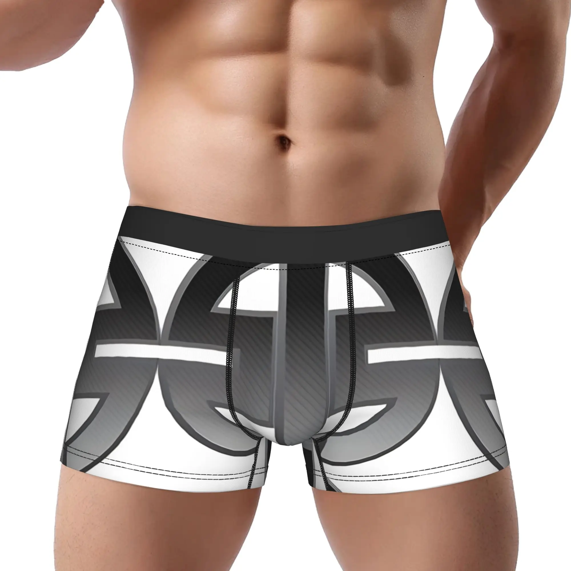 Racing Logo wWBSK wWBSK Underpants Breathbale Panties Male Underwear Print Shorts Boxer Briefs