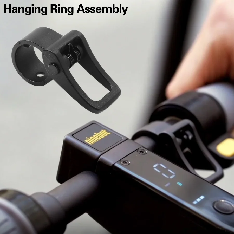 Upgrade Hanging Hook Black Ring Assembly For Ninebot MAX G30 Electric Scooter Folding Fastener Hanger Hook Replacement Acccessor