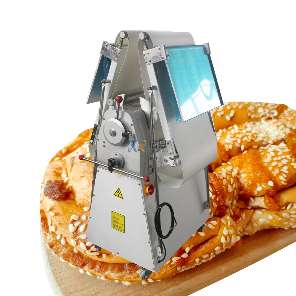 Elektrische Brood Biscuit Bladerdeeg Gebak Deeg Sheeter Machine Vormgeven Apparatuur Koekjes Desserts Eitaart Verkorting Machine