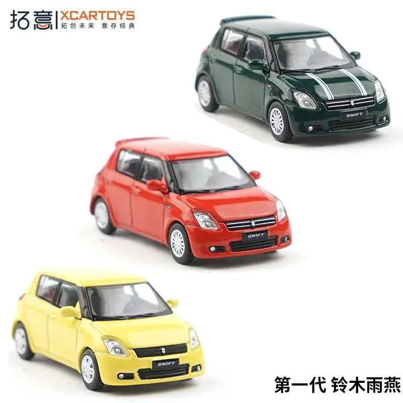 XCARTOYS 1/64 Suzuki Swift Modello di auto in lega Collezione di giocattoli in miniatura Simulazione Ragazzi Auto giocattolo scorrevole