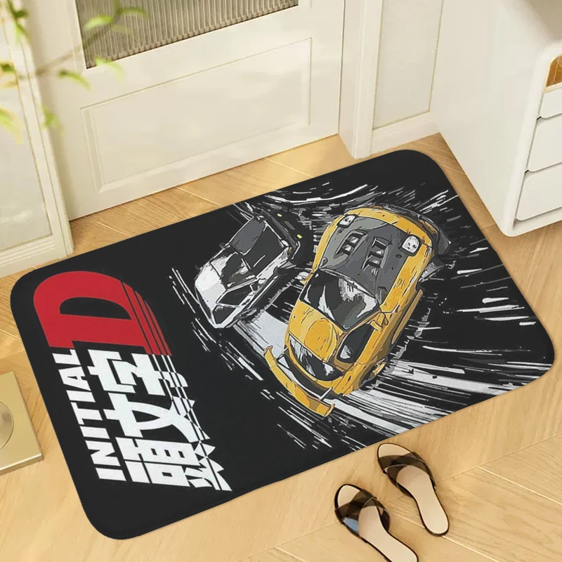 

Interior Entrance Mat I-InitialS D Bathroom Bedroom Rug Home Decor Items Hallway Floor Carpet Slip-resistant Custom Doormat