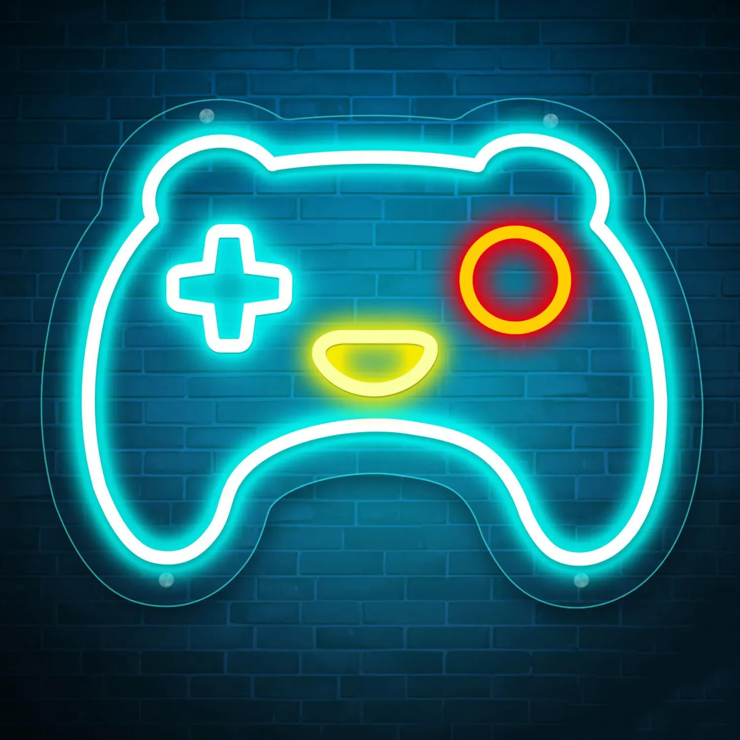 

Gamer Neon Sign Dimmable Controller Neon Sign for Gamer Room Decor USB Powered Light Up Gaming Neon Sign for Room Decor Gift