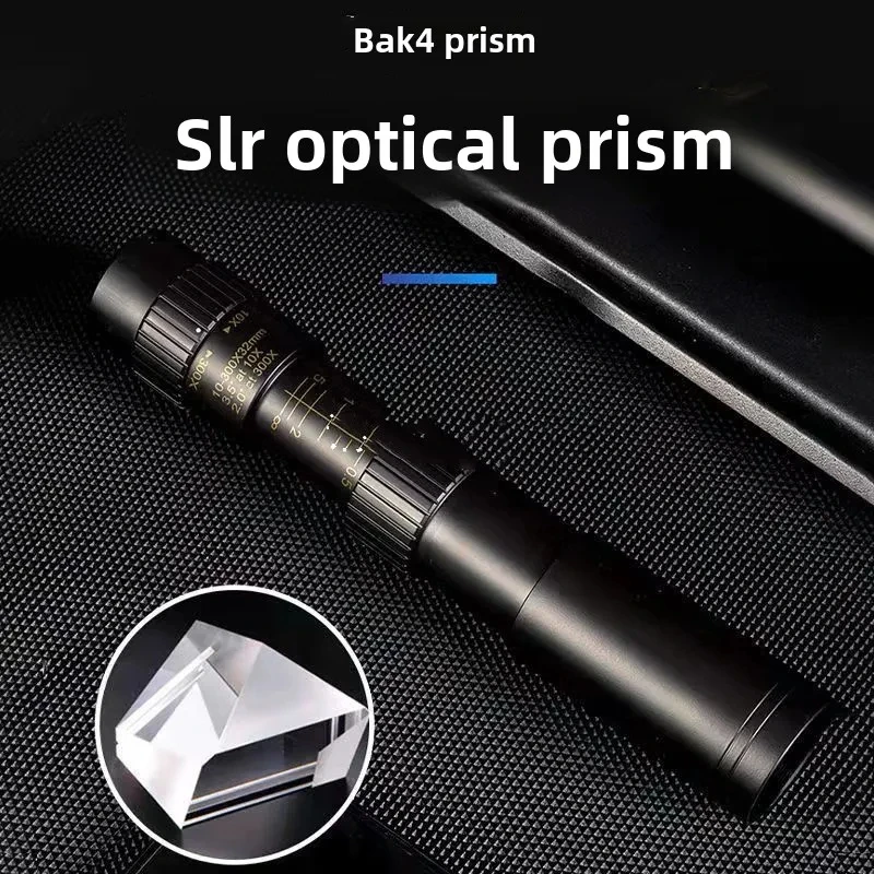 10-300X40 HD Monocular Telescope Mini Portable Mobile Phone Telescope with Holder Outdoor Camping Hunting Birdwatching Telescope image 5