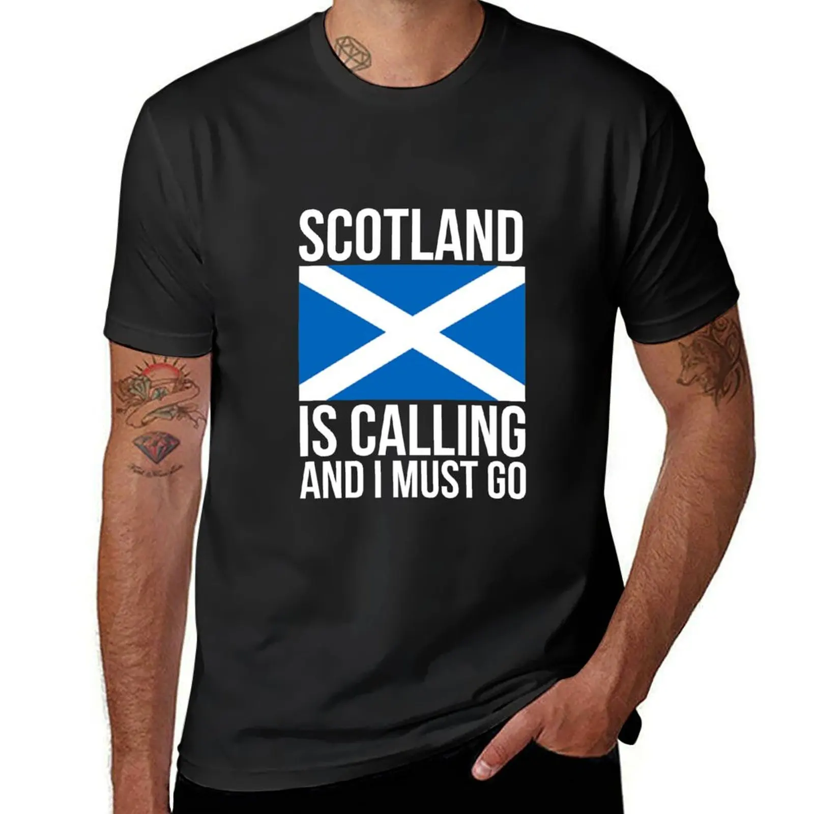 Funny Scottish Scotland Is Calling And I Must Go T-Shirt graphics cute clothes blacks blanks men graphic t shirts