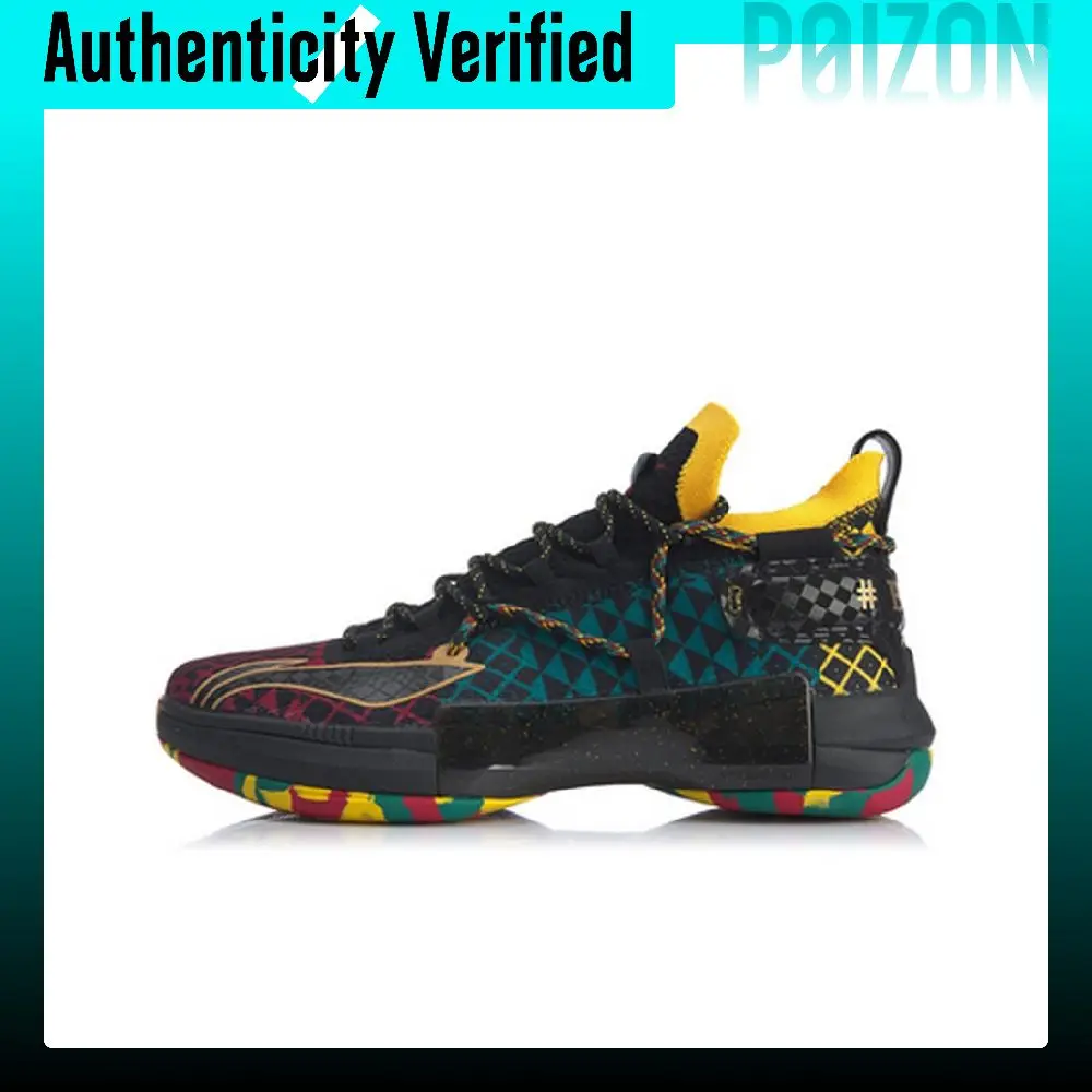 Li-Ning Speed 6 Premium Basketball Shoes Men's Mid-top Turquoise ABAQ001-8